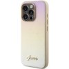 Guess GUHCP15LPSAIRSD iPhone 15 Pro 6.1 złoty/gold hardcase Saffiano Iridescent Script